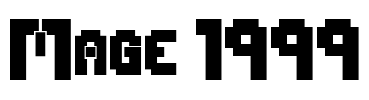 Mage 1999 Font Image
