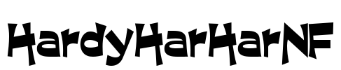 HardyHarHarNF Font Image