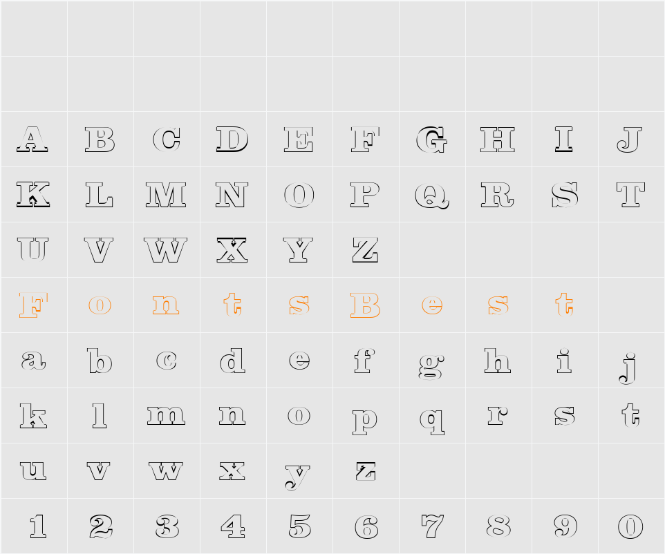 JamesBeckerOutline-Heavy Character Map