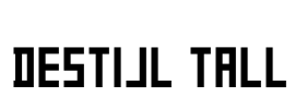 DeStijl Tall Font Image