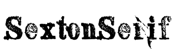 SextonSerif Font Image