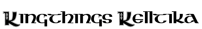 Kingthings Kelltika Font Image