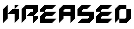 Kreased Font Image