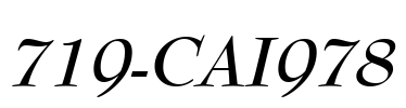 719-CAI978