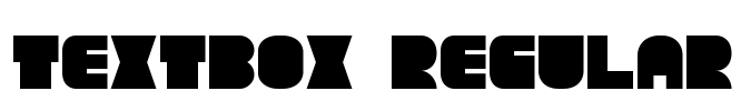 TextBox Regular Font Image