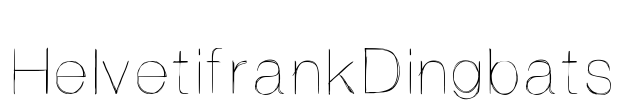 HelvetifrankDingbats