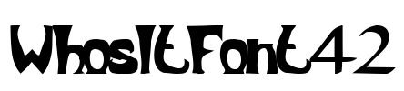 WhosItFont42