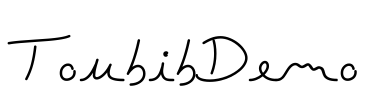ToubibDemo Font Image