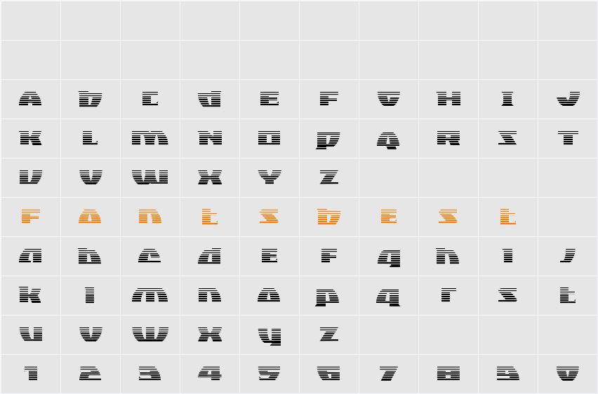 Black Bishop Gradient Character Map