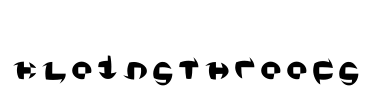 KleinsThreeFS Font Image