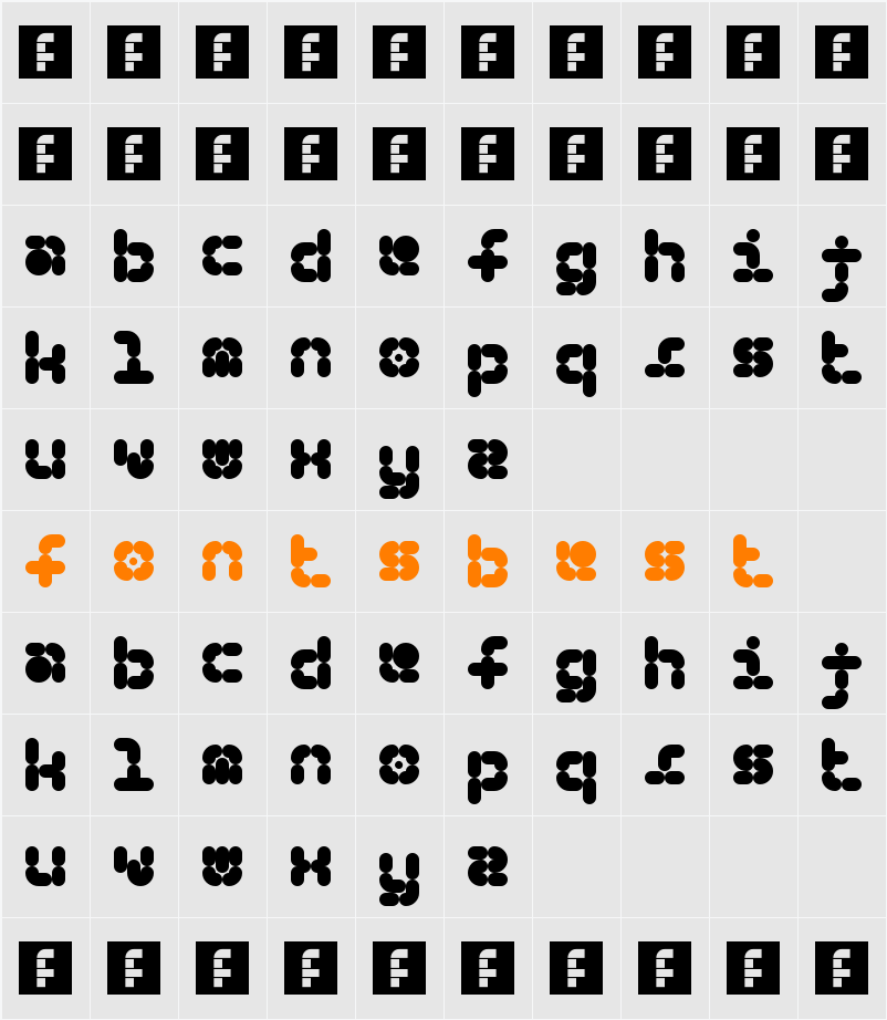 5Beans II Character Map