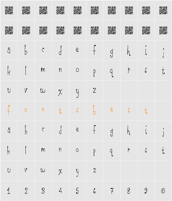 LowerCase Character Map