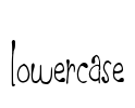 LowerCase Font Image