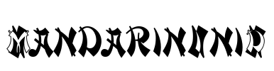 MandarinIniD Font Image