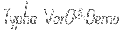 Typha Var05Demo Font Image