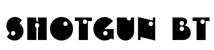 Shotgun BT Font Image
