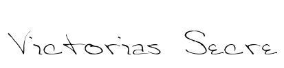 Victorias-Secre Font Image