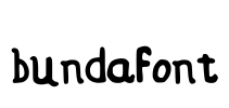 bundafont Font Image