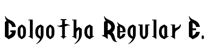 Golgotha Regular E.