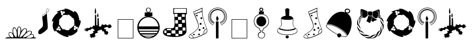 Xmas Font Dingbats