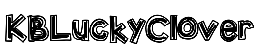 KBLuckyClover Font Image