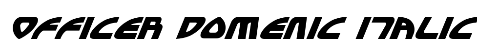 Officer Domenic Italic