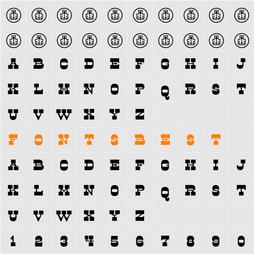 Dude Hank Character Map
