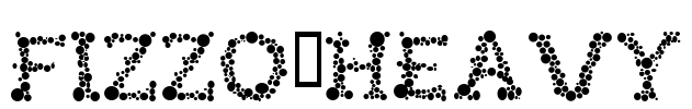 FIZZO Heavy Font Image