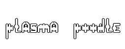 plasma poodle Font Image
