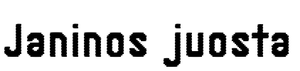 Janinos juosta