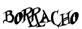Borracho Font Image