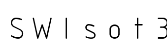 SWIsot3 Font Image