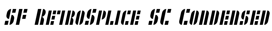 SF RetroSplice SC Condensed