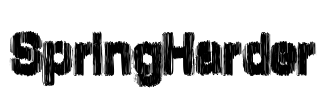 SpringHarder Font Image