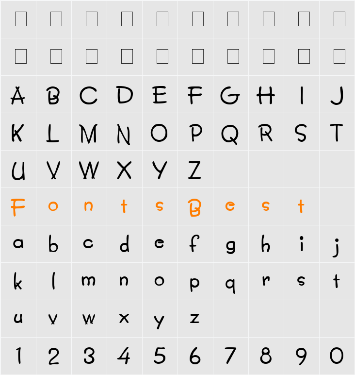 Hernano Character Map