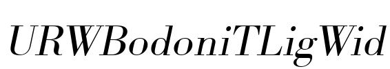 URWBodoniTLigWid