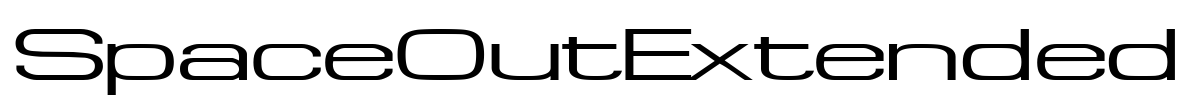 SpaceOutExtended Font Image