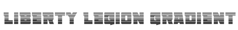 Liberty Legion Gradient Font Image