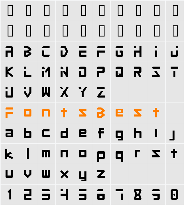 Procyon Character Map