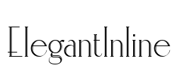 ElegantInline Font Image