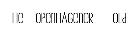The Copenhagener Bold Font Image