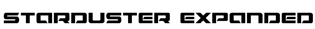 Starduster Expanded Font Image