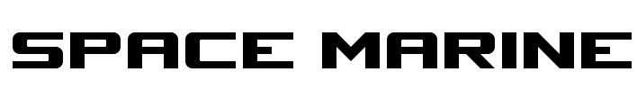 Space Marine Font Image