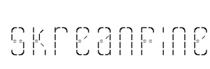 SkreanFine Font Image
