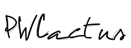 PWCactus Font Image