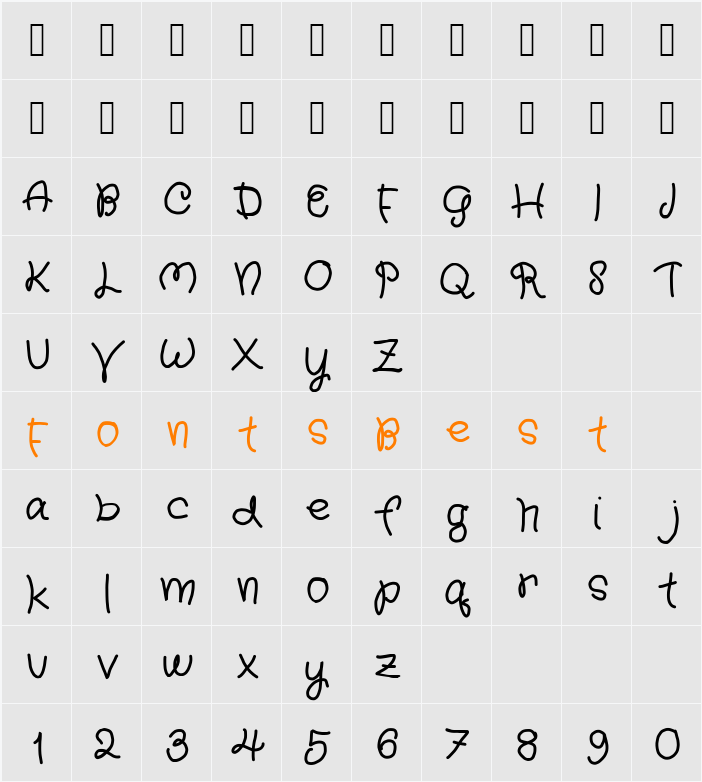Kidergarden Character Map