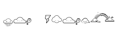 Toy Cloud Font Image