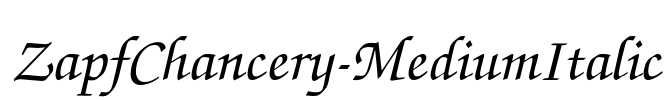 ZapfChancery-MediumItalic