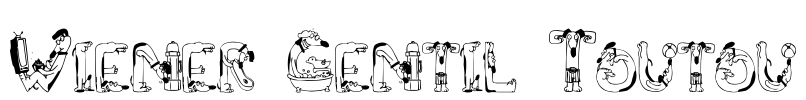 Wiener Gentil Toutou Font Image