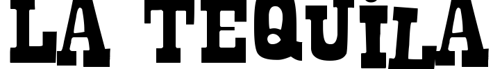 La Tequila Font Image